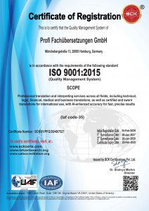 Profi-Uebersetzungen-Zertifikat-9001-2015